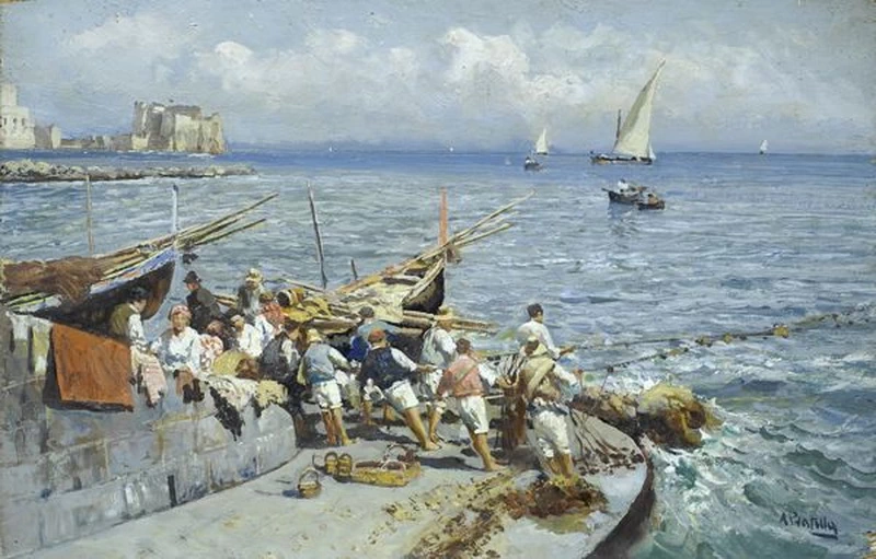  14-I pescatori ritirano le reti 